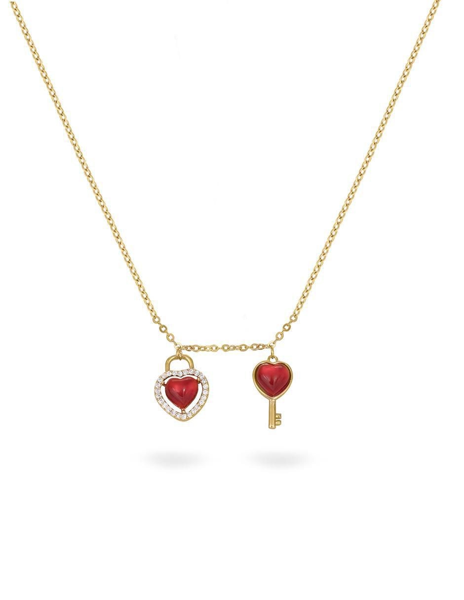 Collar de corazón 18 K