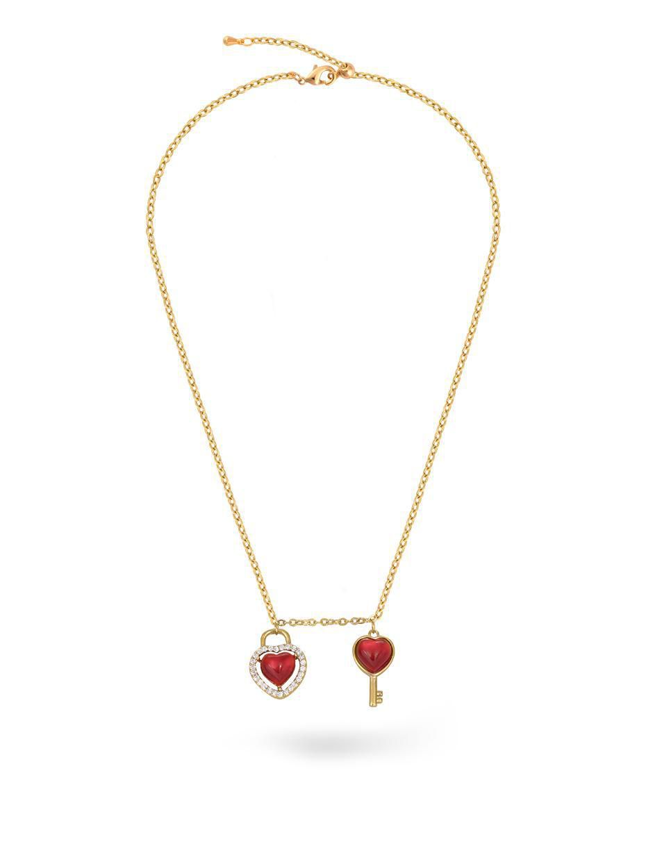 Collar de corazón 18 K 2