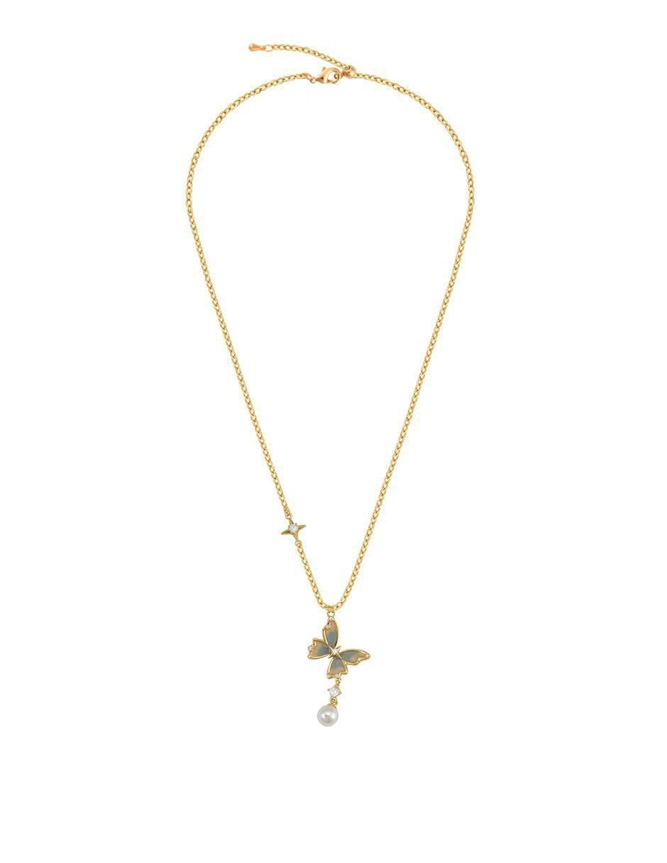 Collar de mariposa 18 K 3