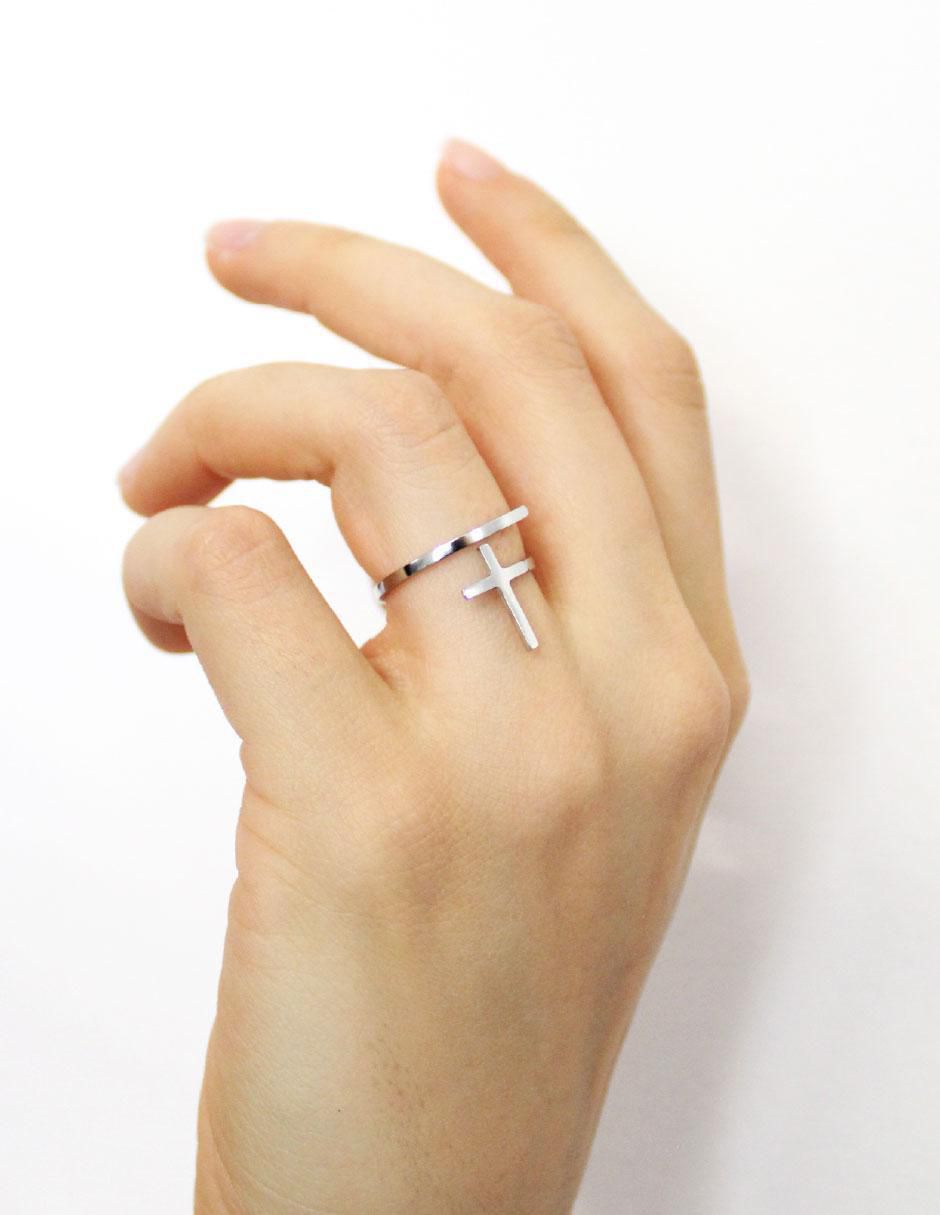 Anillo Católica brillante 2