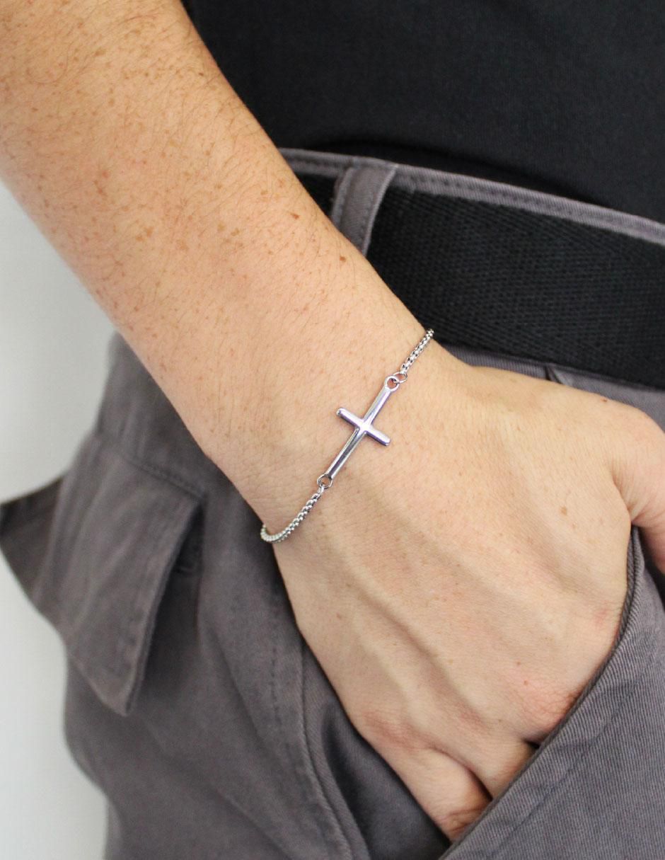 Pulsera Católica con acabado brillante 2