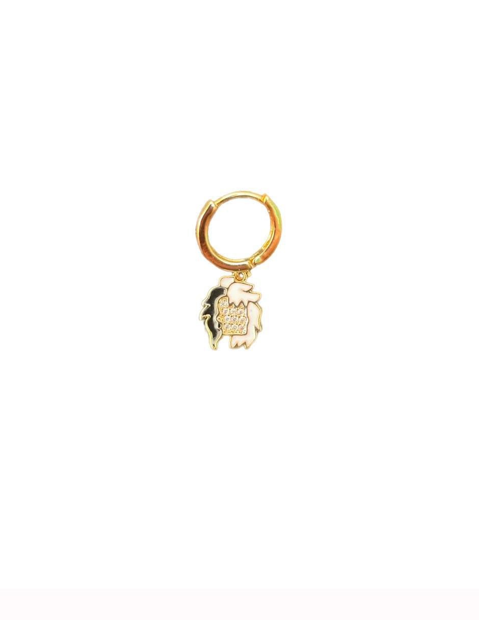 Set de aretes de perro 101 dálmatas Disney con acabado texturizado zirconia cúbica 5