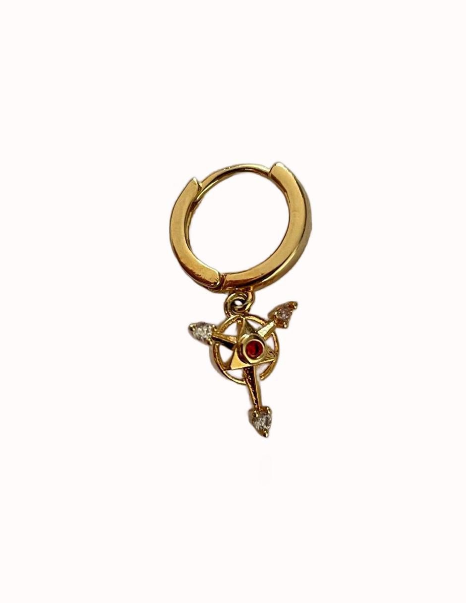 Set de aretes Spider-Man Superhéroes con acabado pulido zirconia cúbica 4