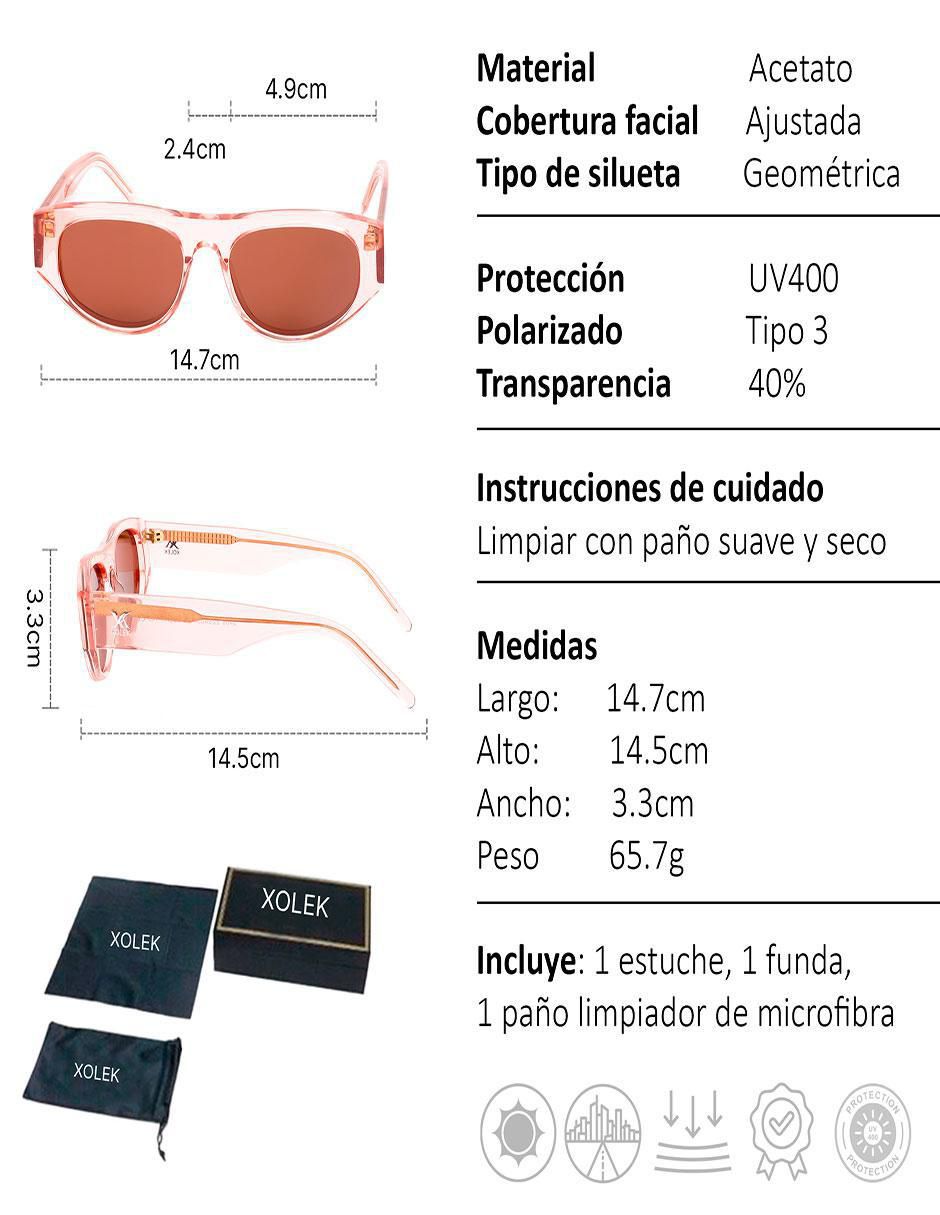 Lentes de sol Glam XO-106-R para mujer 5