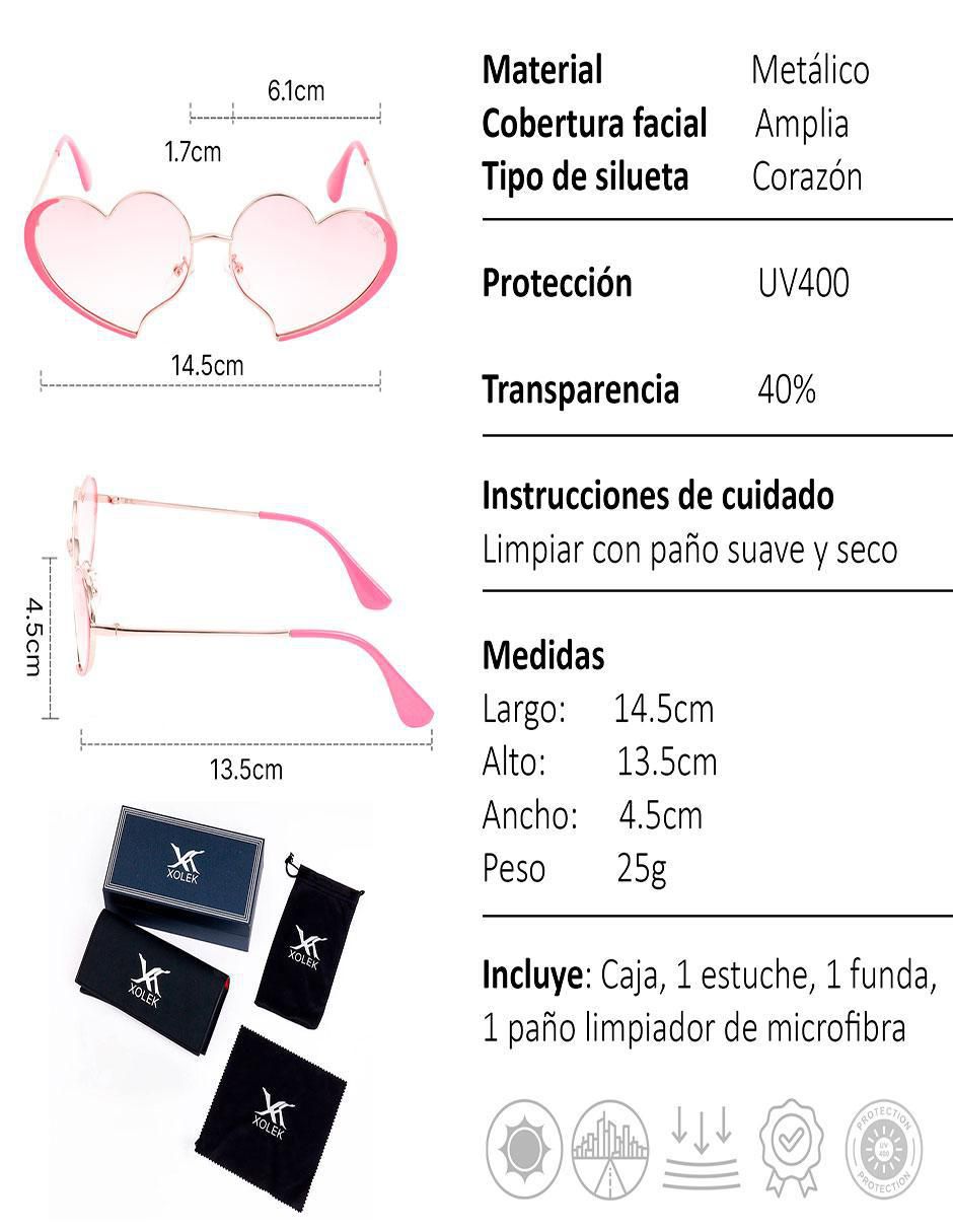 Lentes de sol Trend XO-132-R para mujer 6