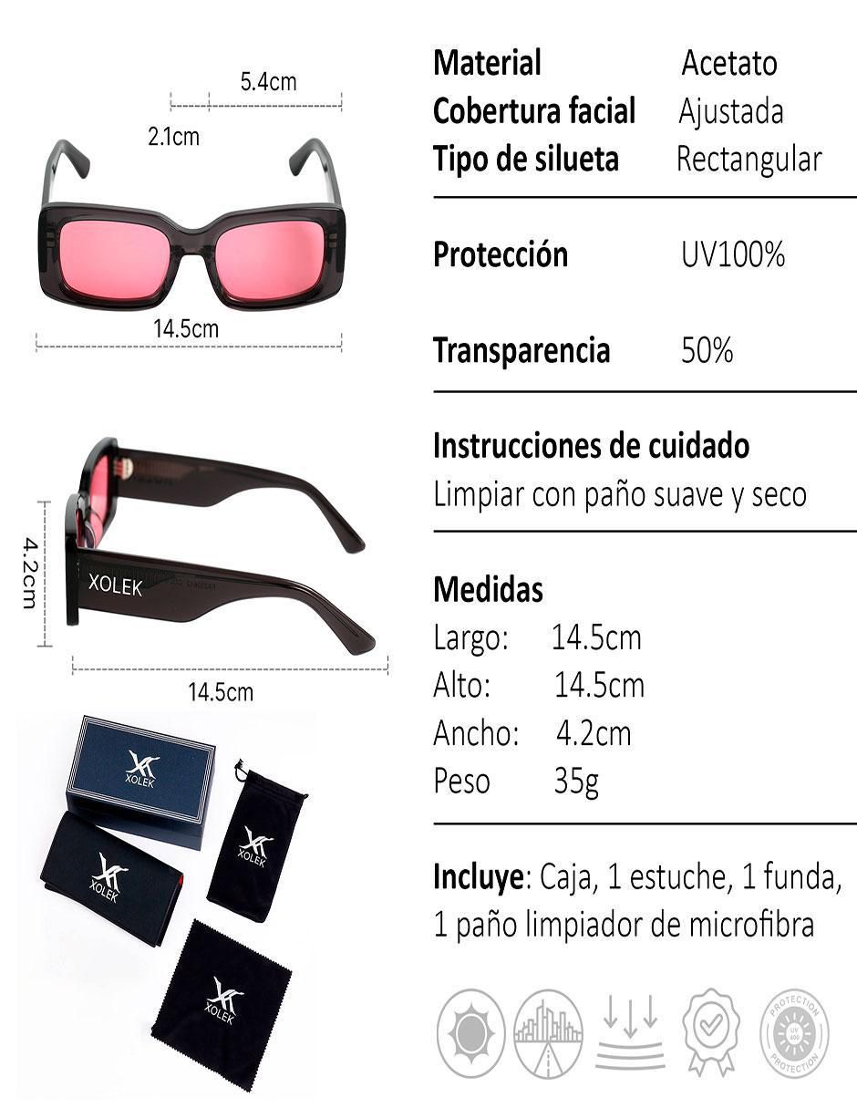 Lentes de sol Retro XO-109-R para mujer 14