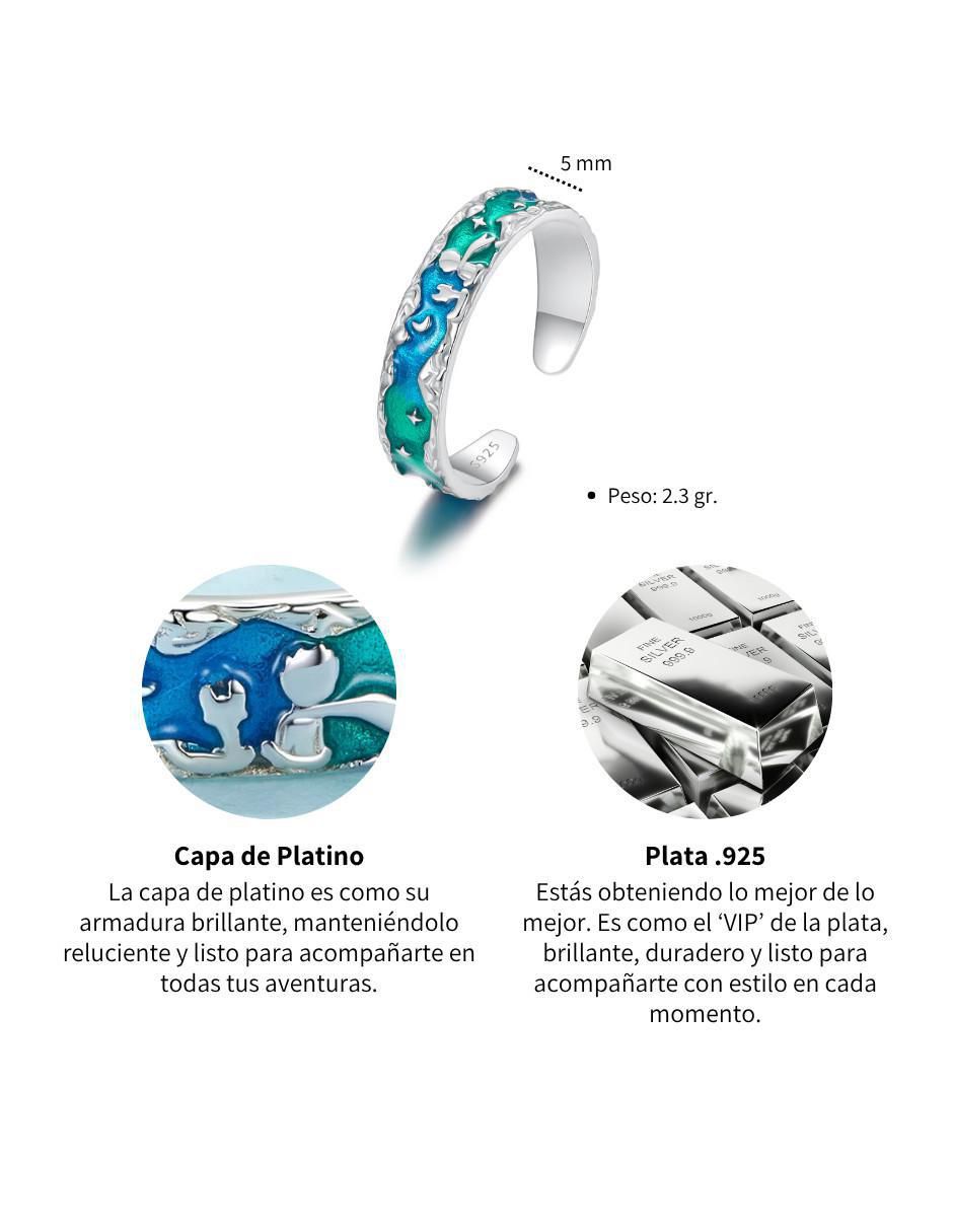 Anillo geométrico Beauty P 925 de plata pulido 5