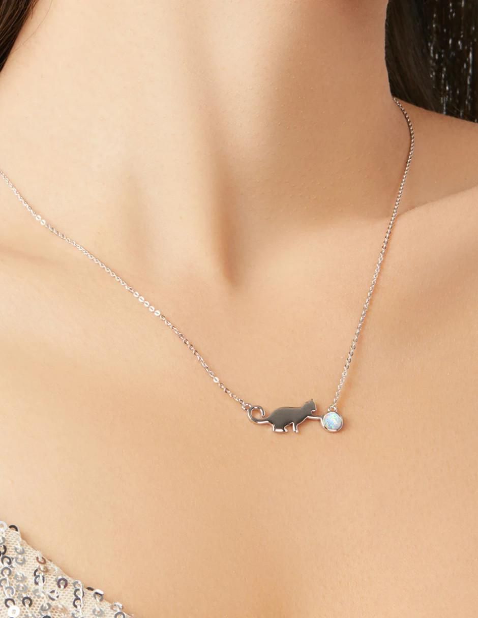 Collar de gato Pets de plata P 925 2