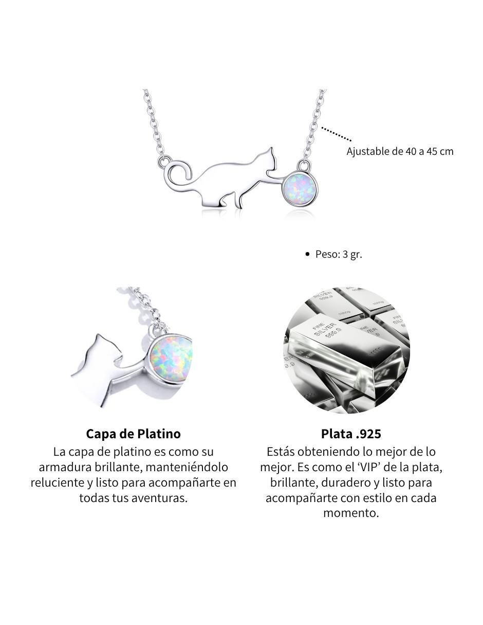 Collar de gato Pets de plata P 925 5