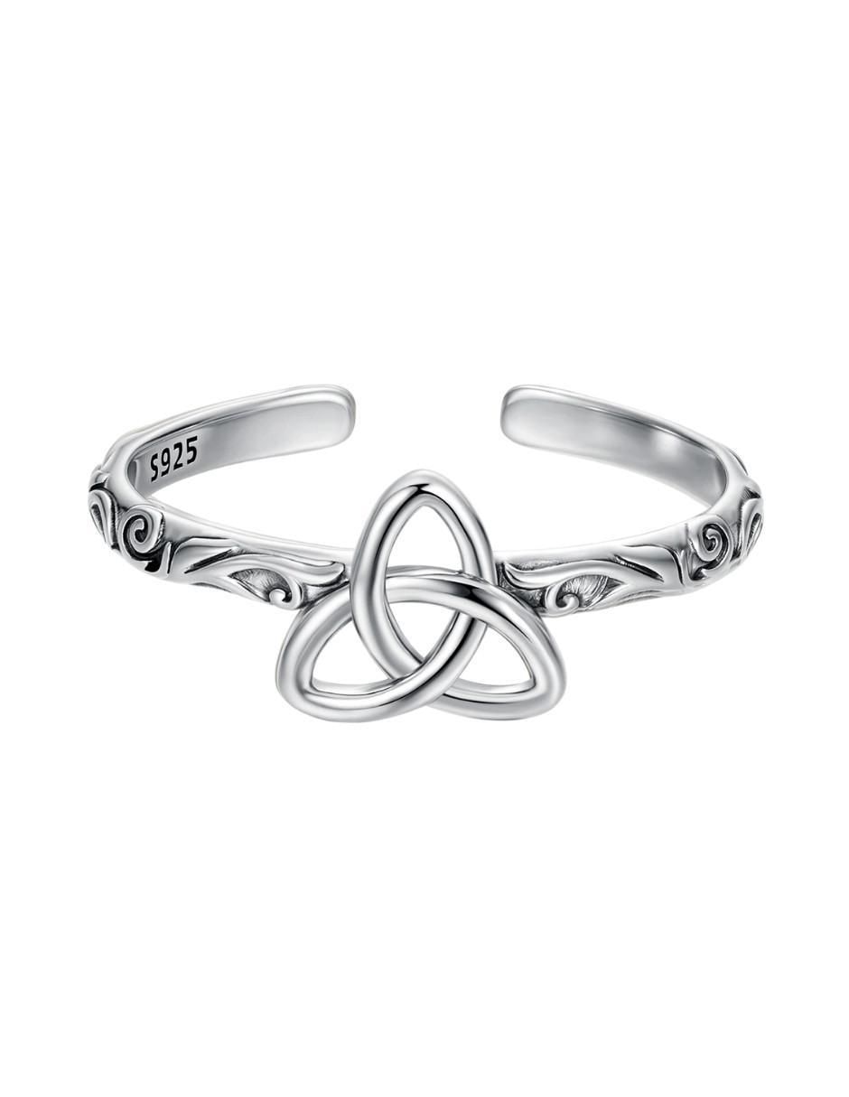 Anillo de nudo Beauty P 925 de plata pulido