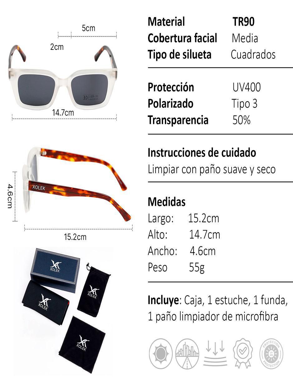 Lentes de sol Casual XO-122-T unisex 7