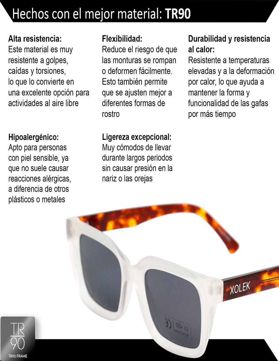 Lentes de sol Casual XO-122-T unisex 4