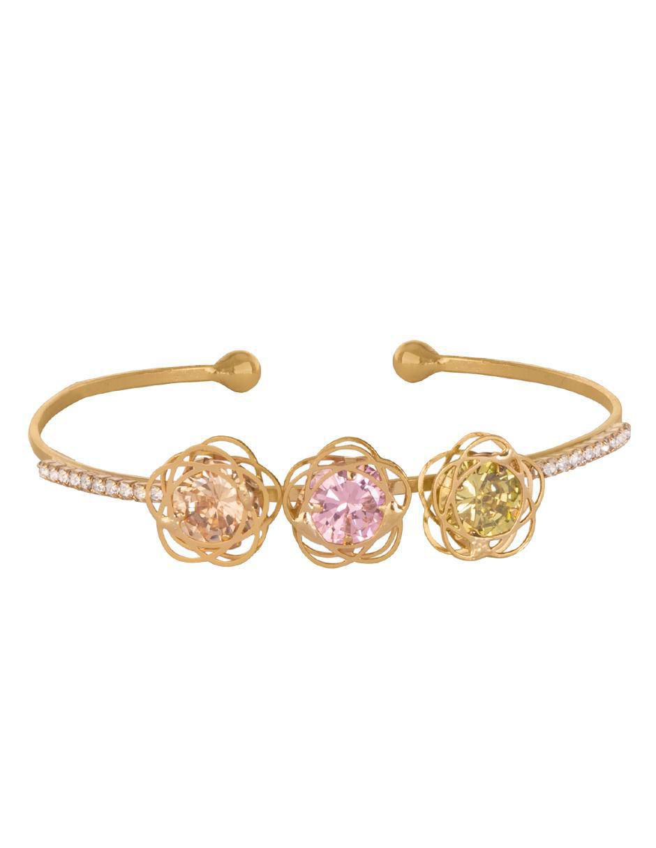 Pulsera con acabado chapa de oro Pulsera con acabado chapa de oro