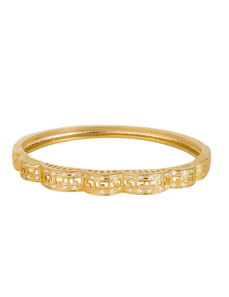 Pulsera con acabado chapa de oro
