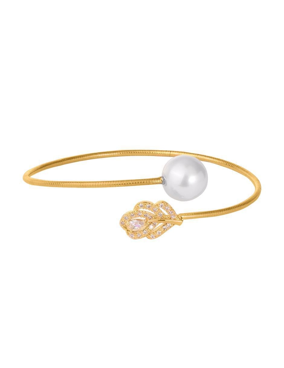 Pulsera con acabado chapa de oro Pulsera con acabado chapa de oro