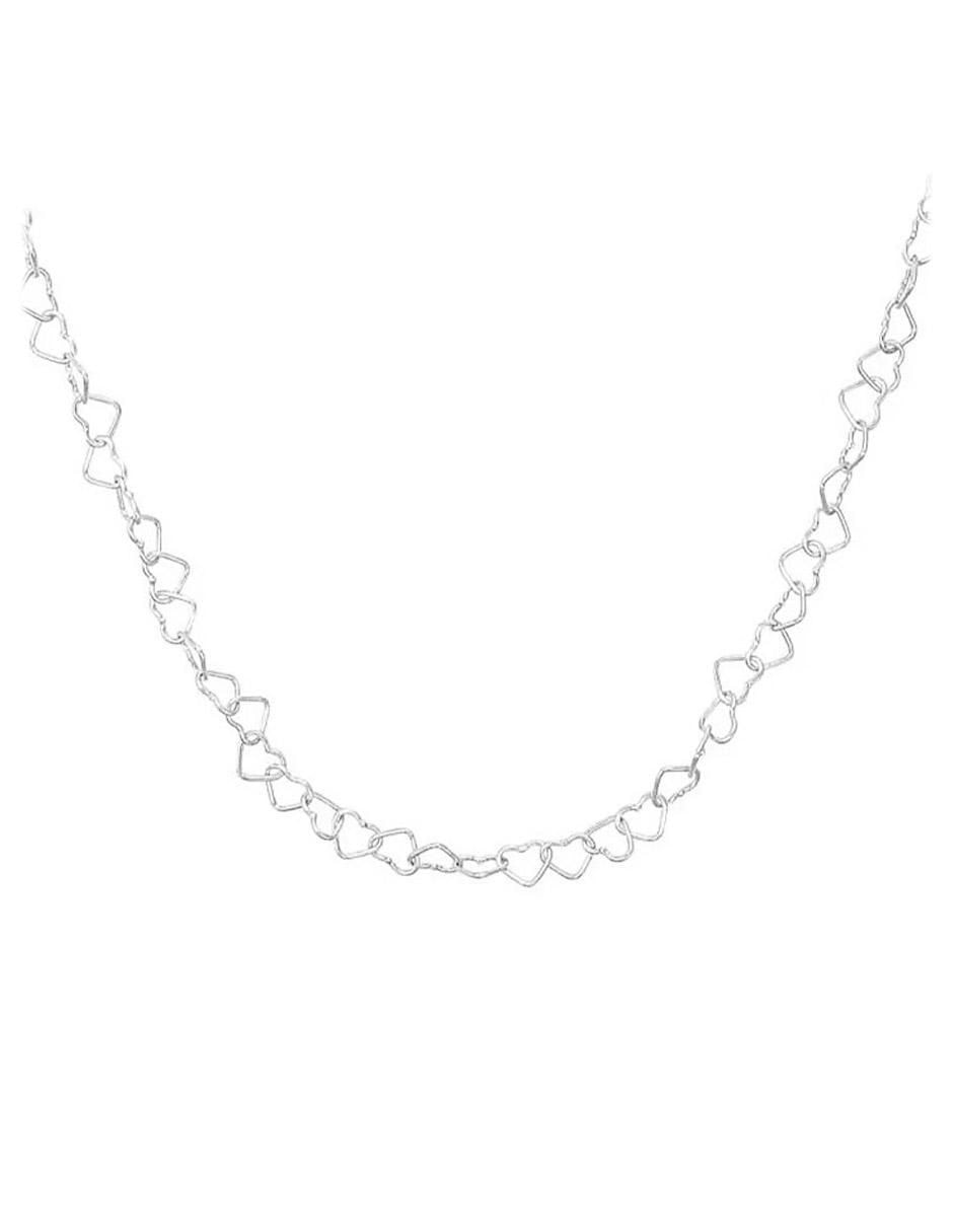Collar de corazón de plata P925 1