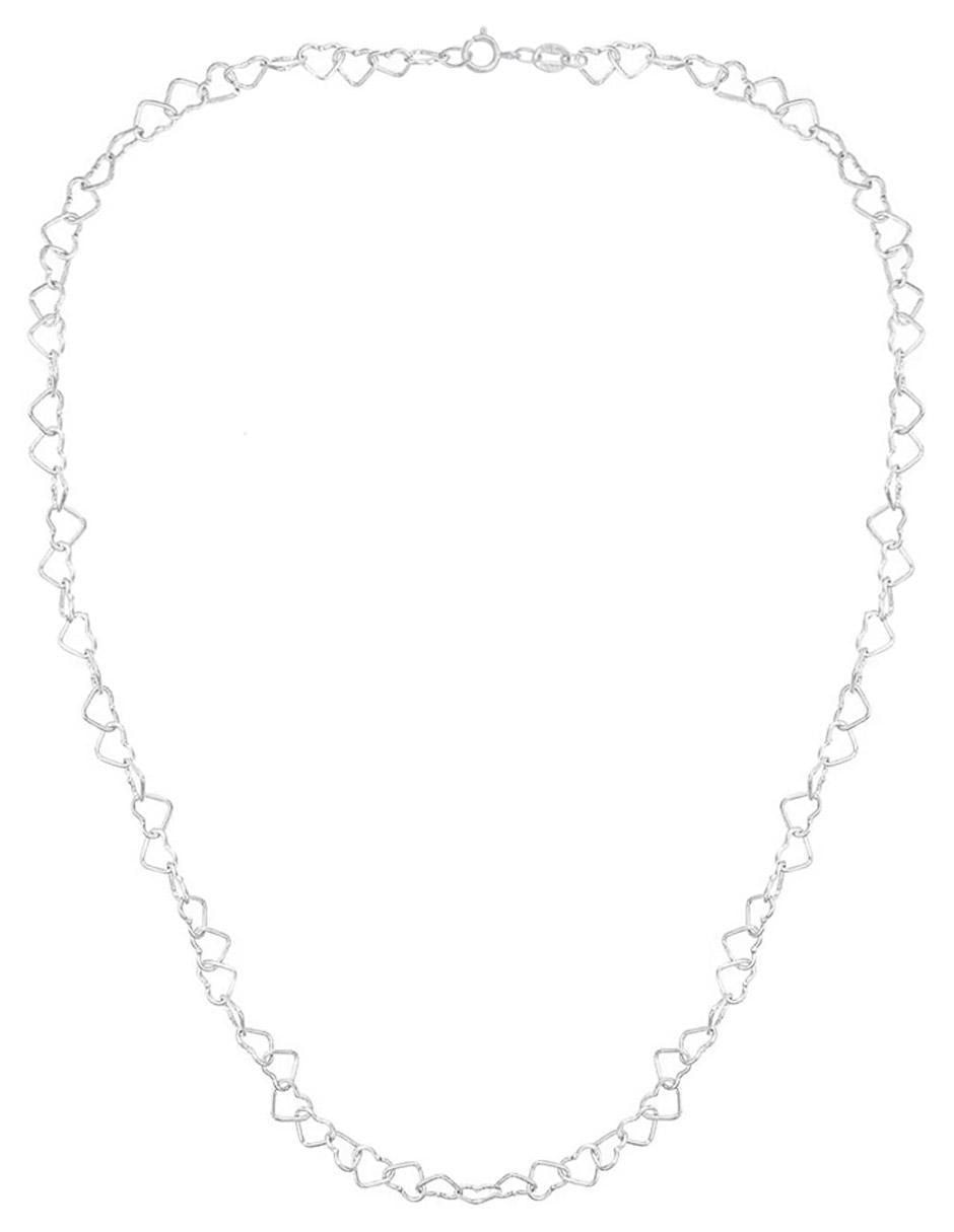 Collar de corazón de plata P925 6