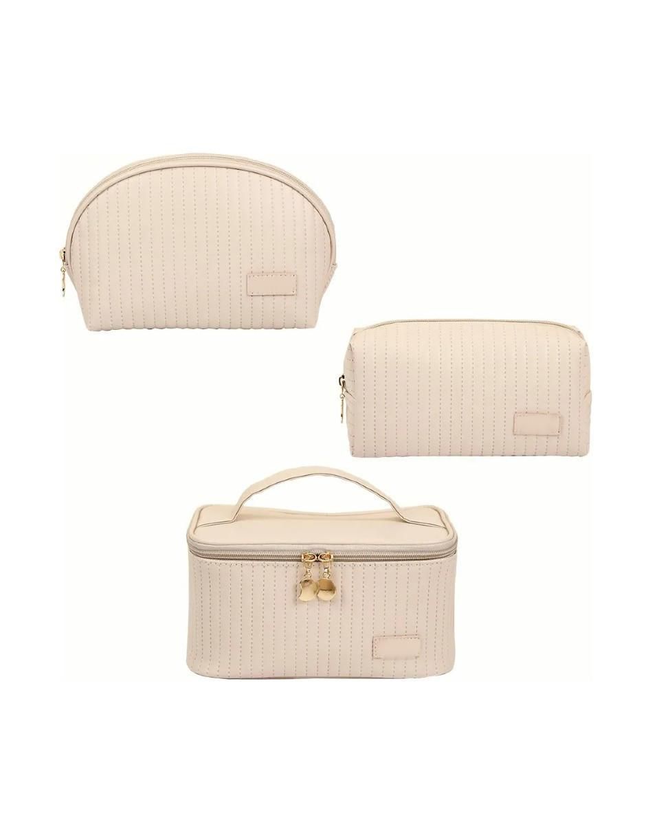 Set cosmetiquera multiusos 3 piezas para mujer Set cosmetiquera multiusos 3 piezas para mujer