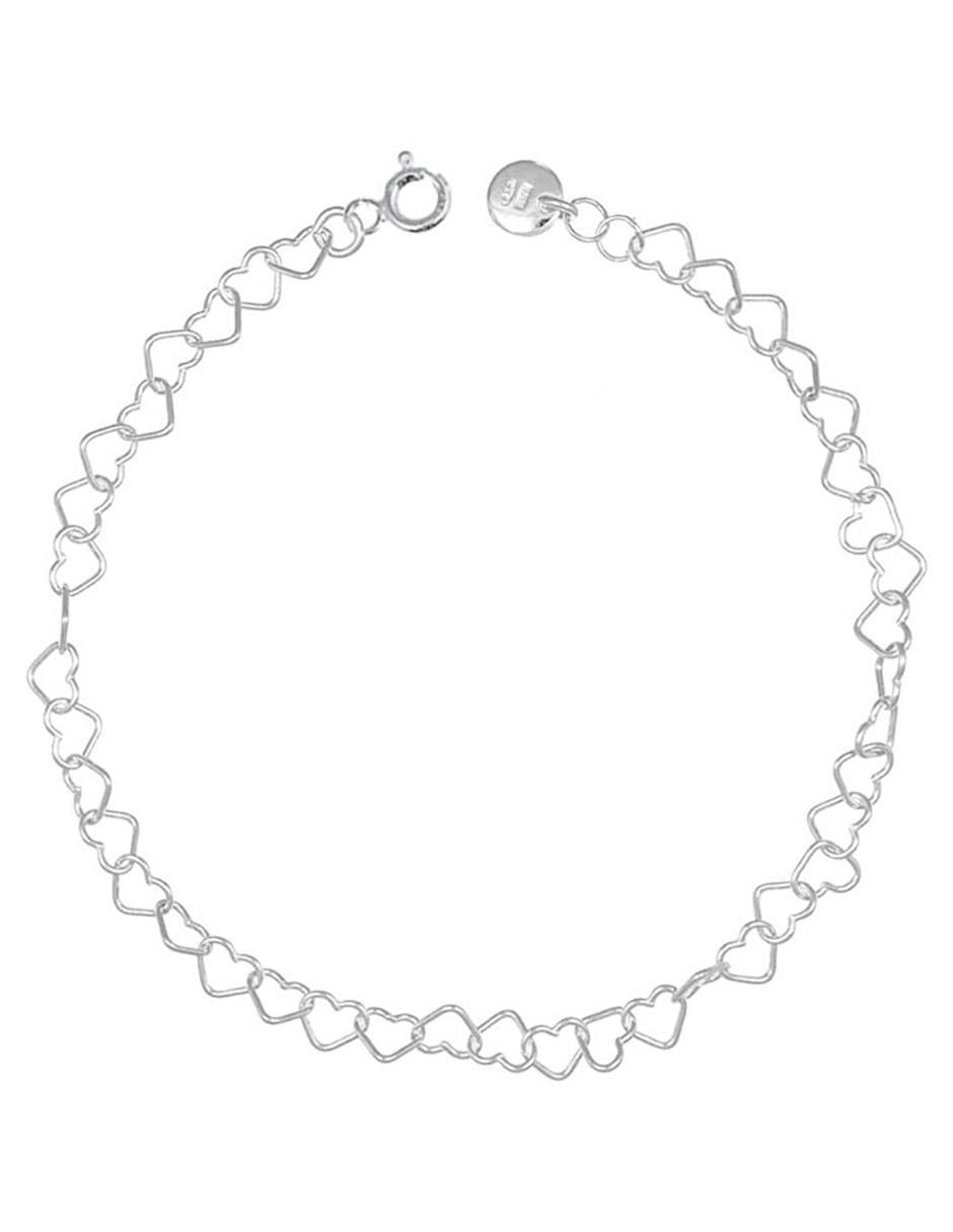 Pulsera de plata P 950 con acabado pulido
