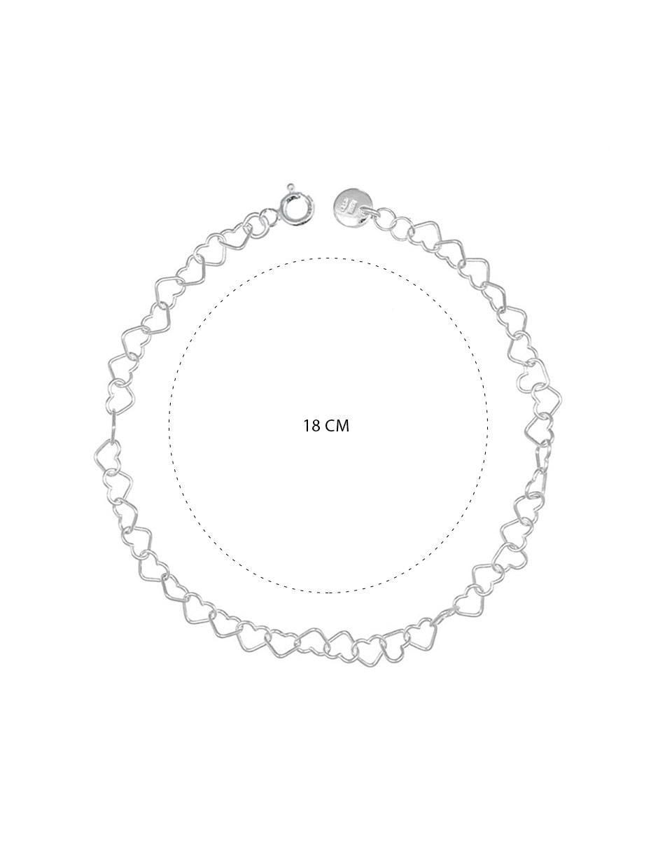 Pulsera de plata P 950 con acabado pulido 5