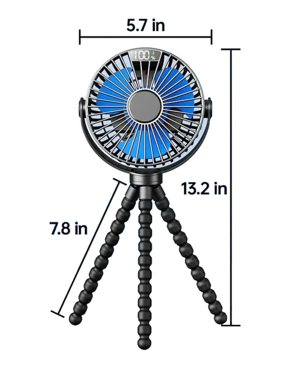 Mini ventilador 4 velocidades 4