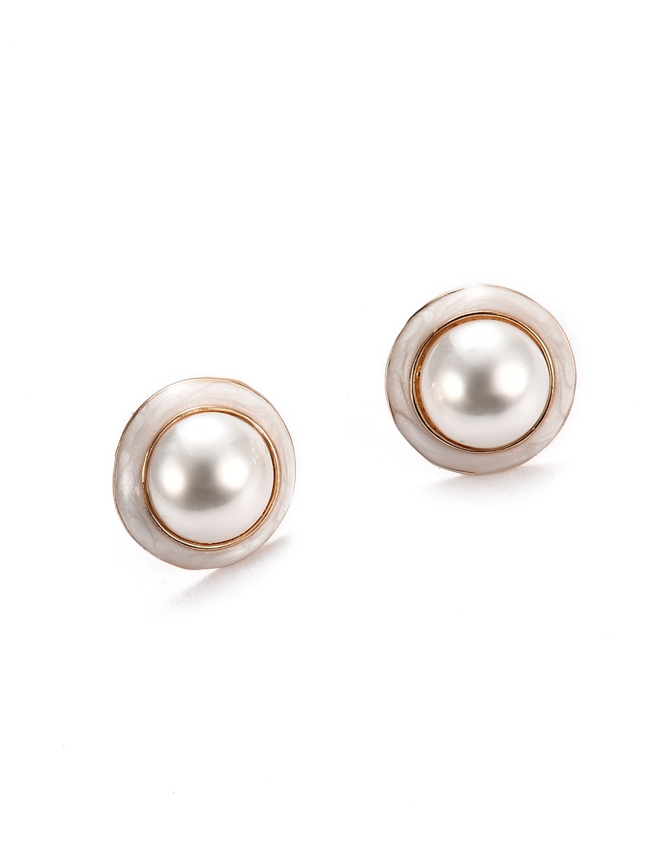 Aretes redondos con acabado brillante 2
