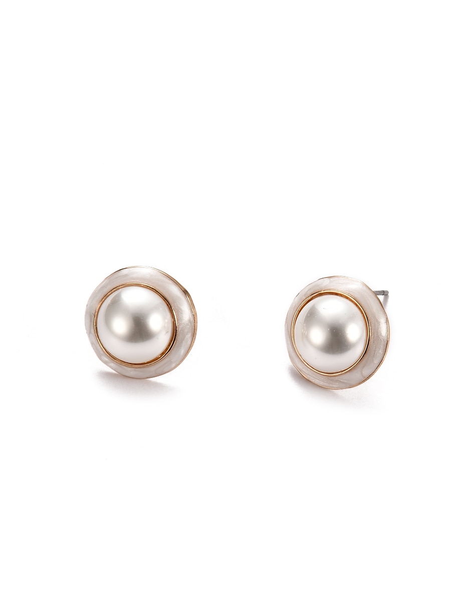 Aretes redondos con acabado brillante 3