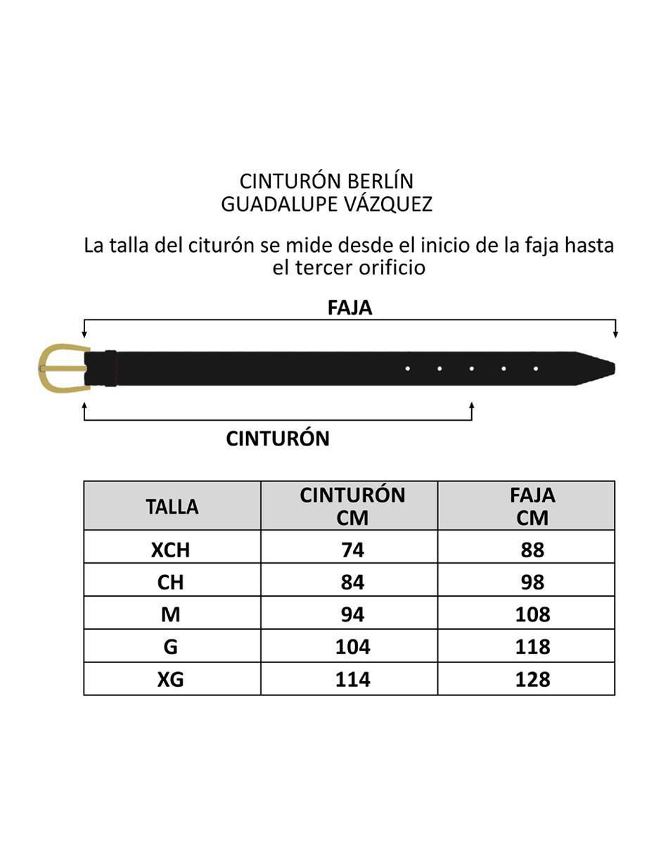 Cinturón de piel para mujer 4