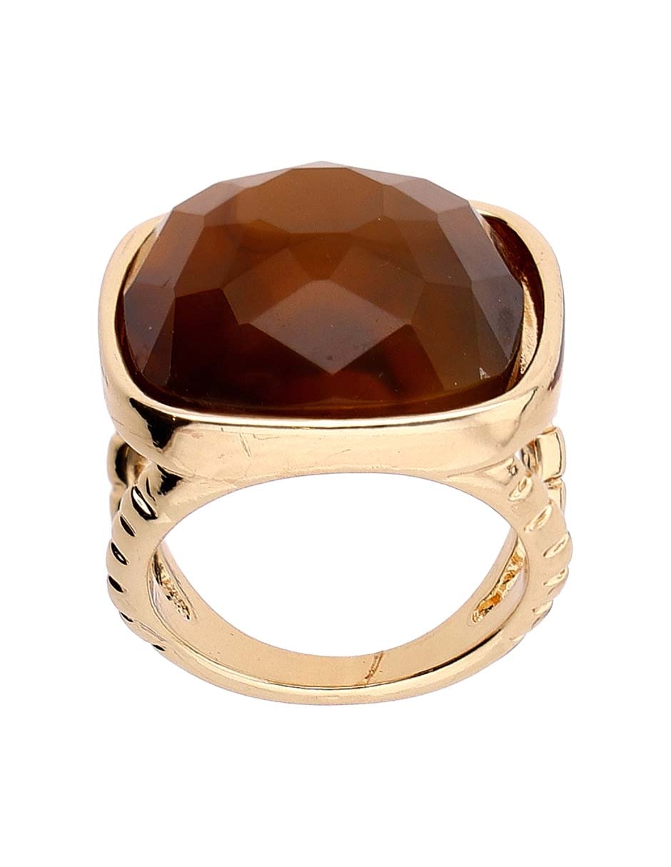 Anillo cuadrado pavé 2