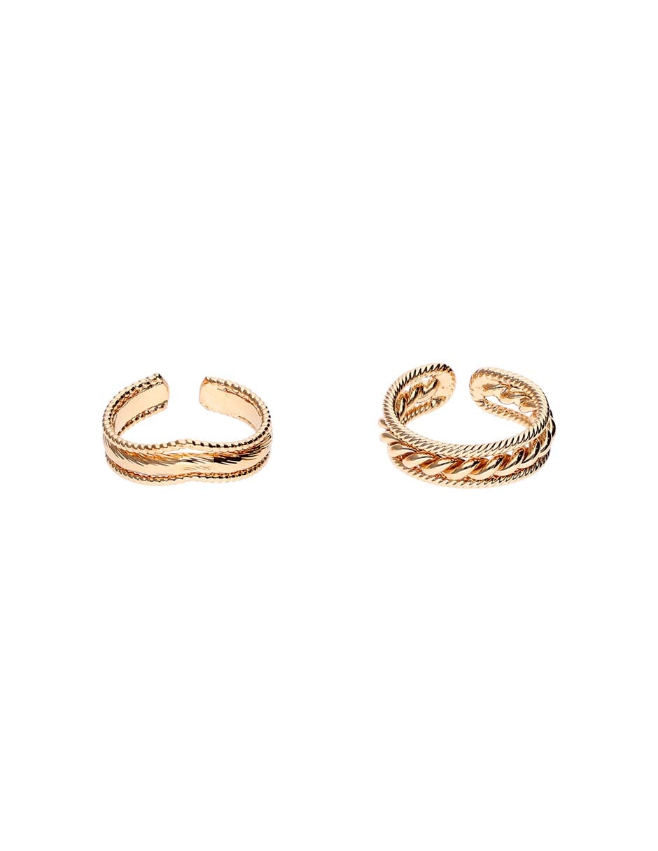 Set anillo brillante