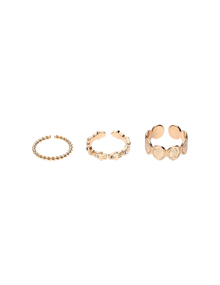 Set anillo brillante