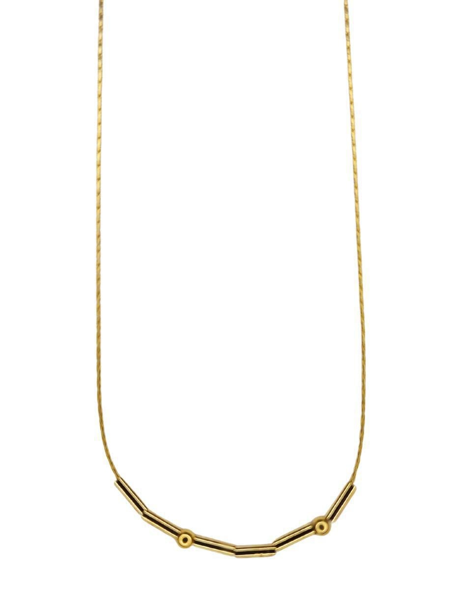 Collar Clave Morse Mamá 24 K
