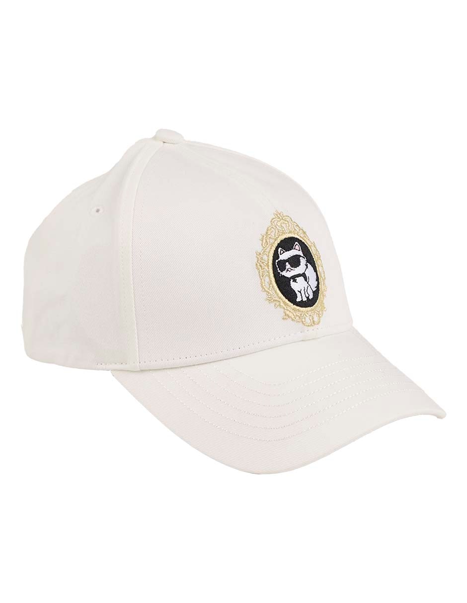 Gorra visera curva broche casual para mujer