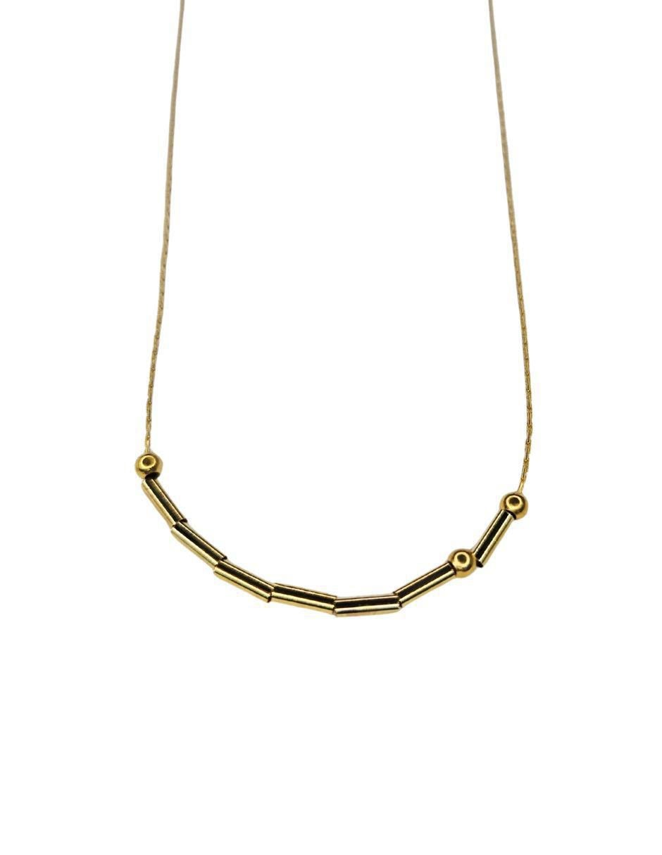Collar Clave Morse Amor 24 K 5