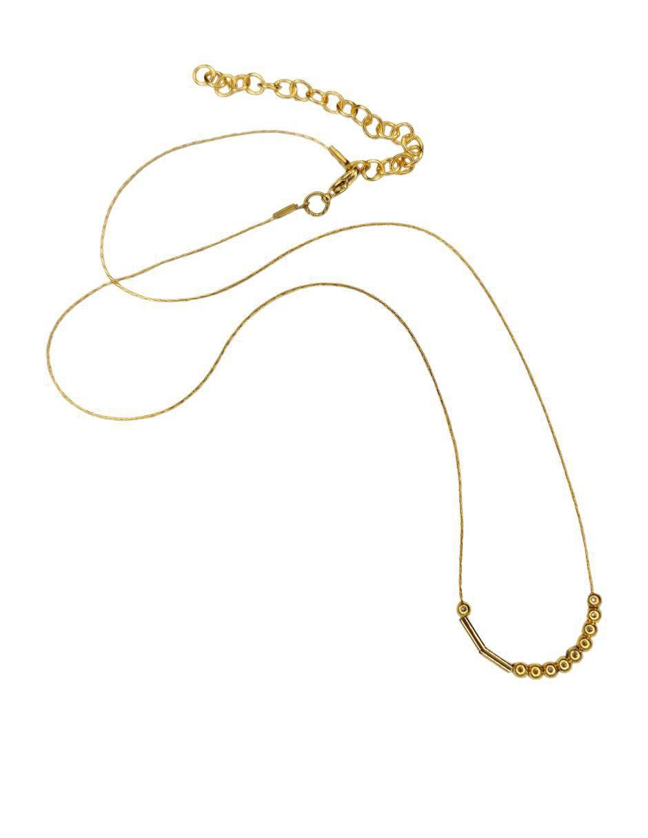 Collar Clave Morse Wish 24 K 5