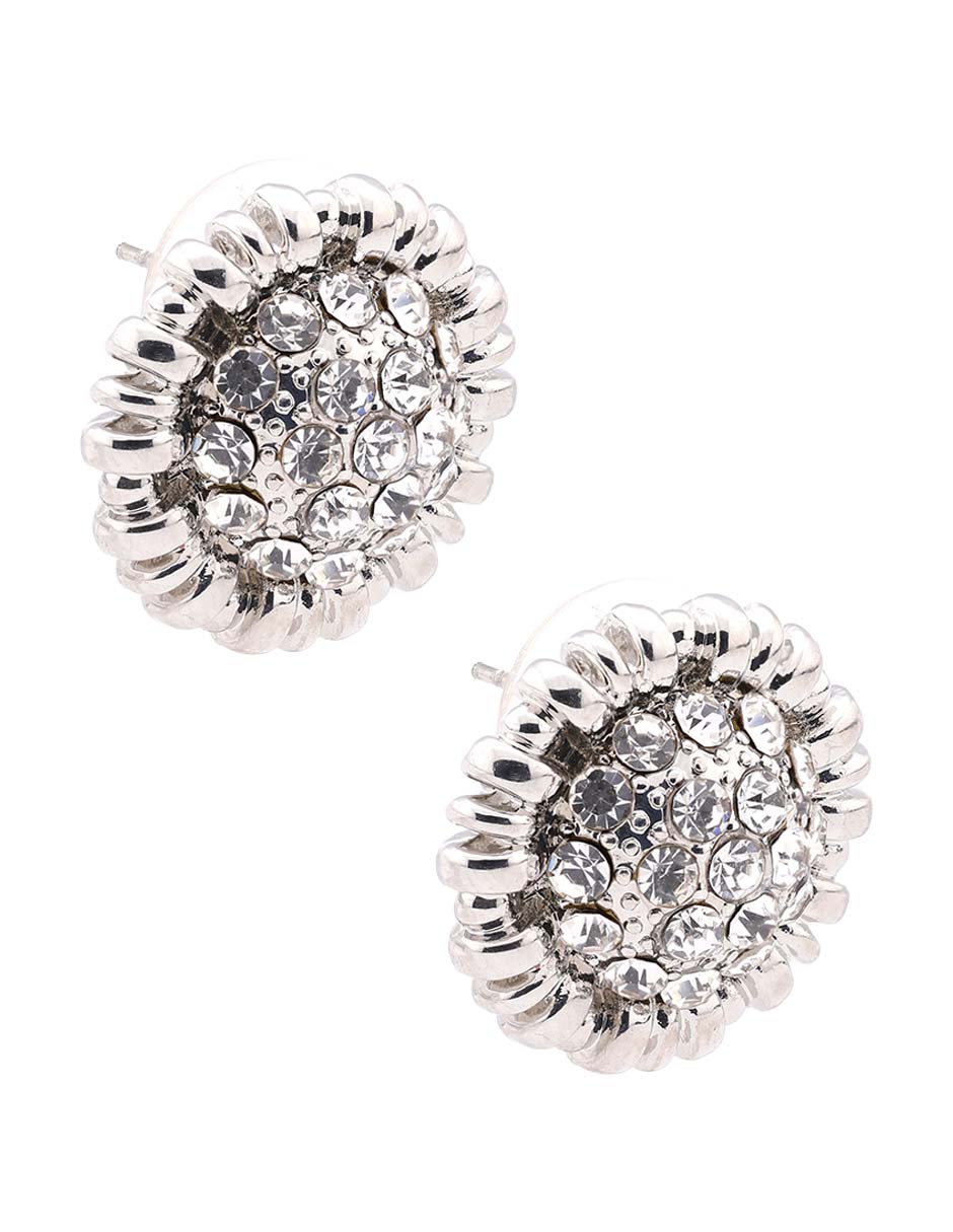 Aretes cortos con acabado pavé 2