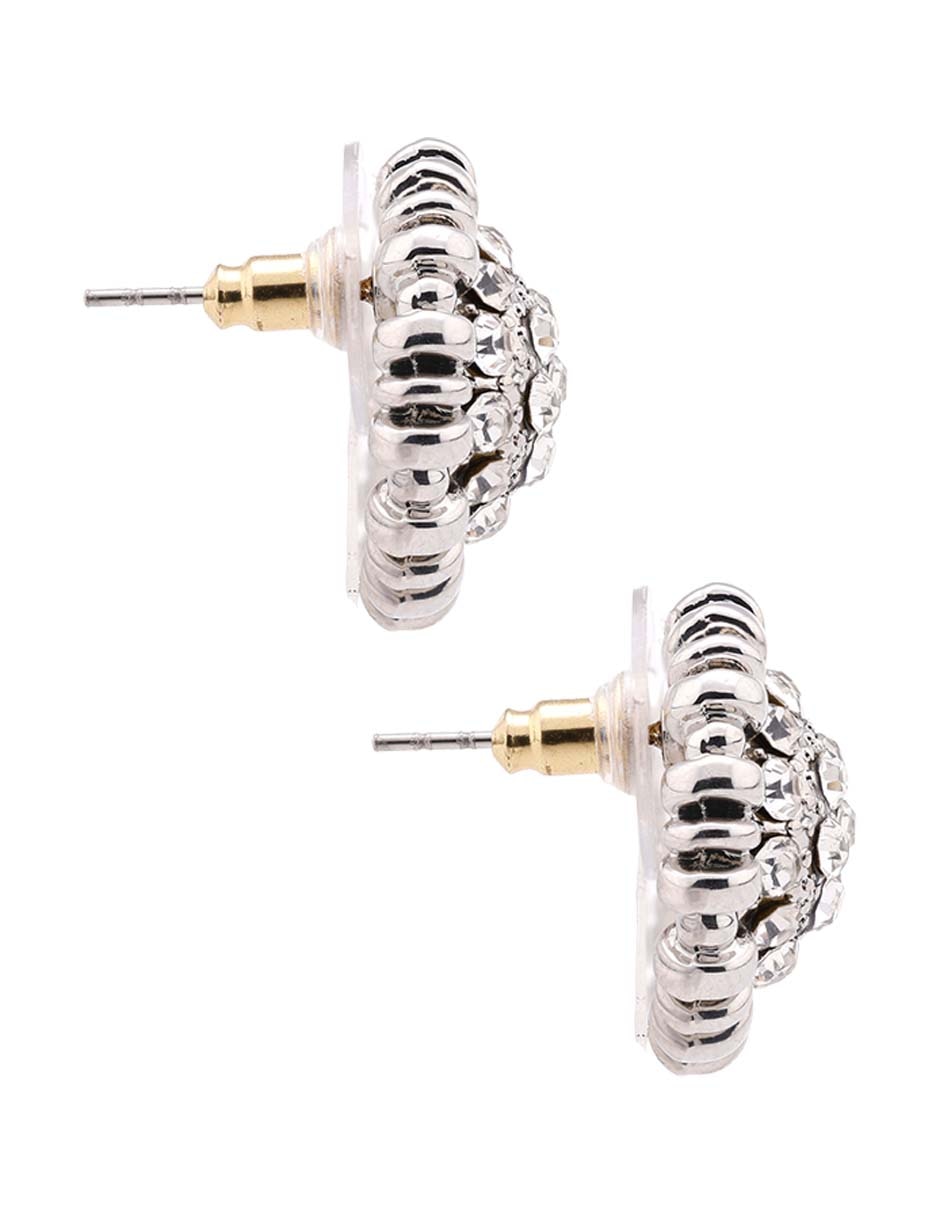 Aretes cortos con acabado pavé 3