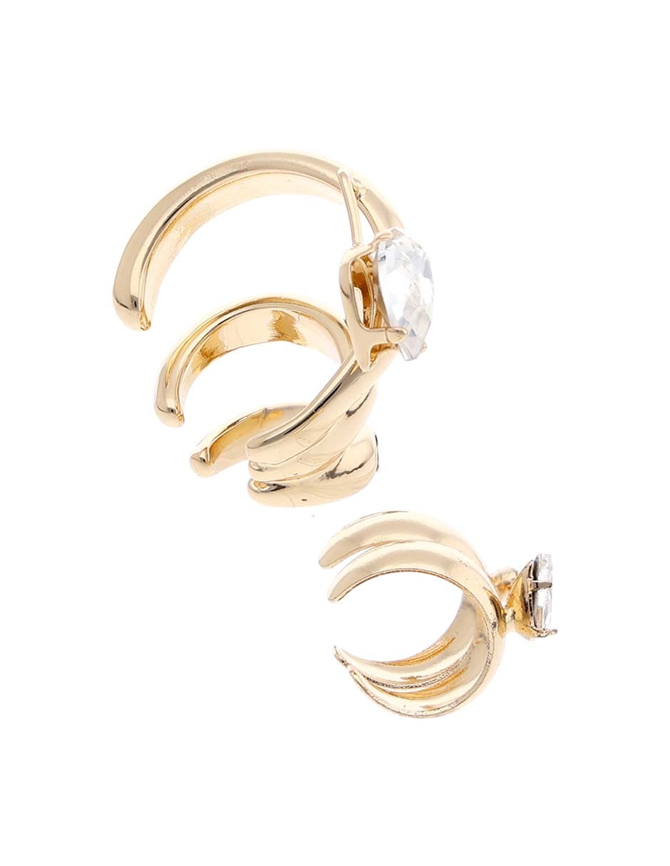 Set de aretes con acabado brillante 3
