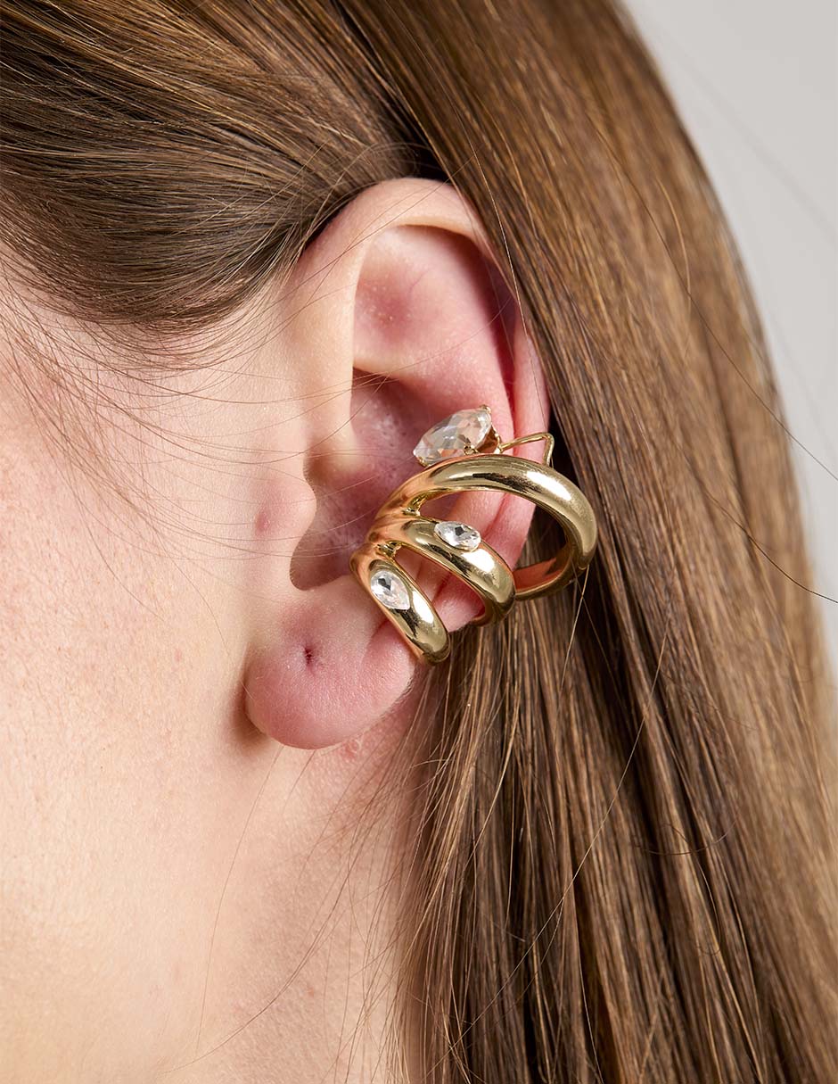 Set de aretes con acabado brillante 5