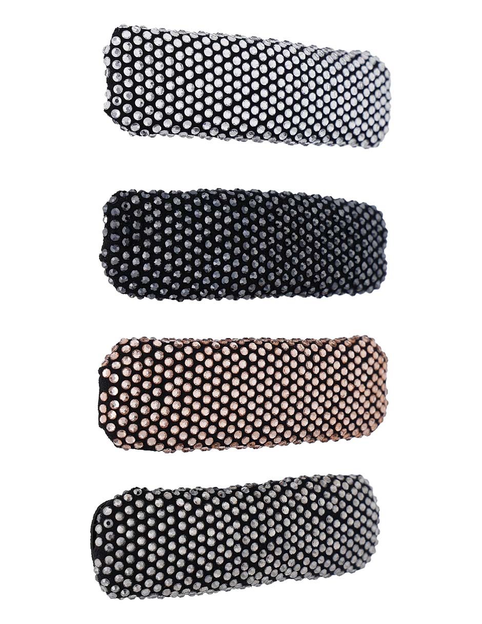 Set de broches para cabello con acabado brillante 2