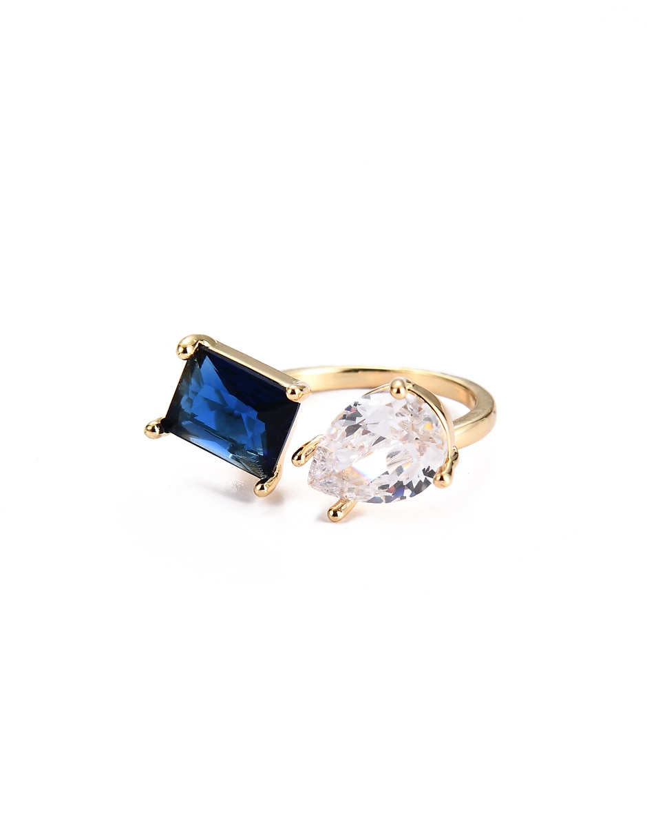 Anillo zirconia brillante 2