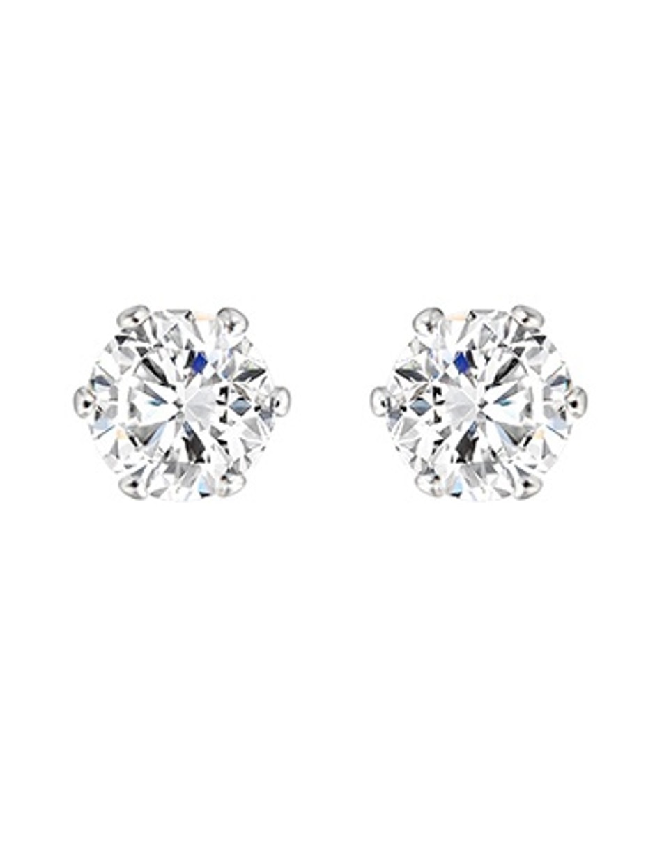 Aretes y collar de corazón cristal