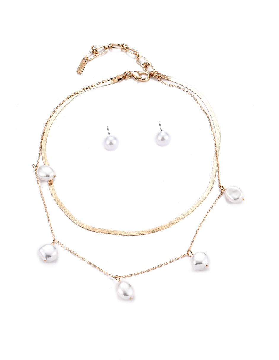 Aretes y collar 5