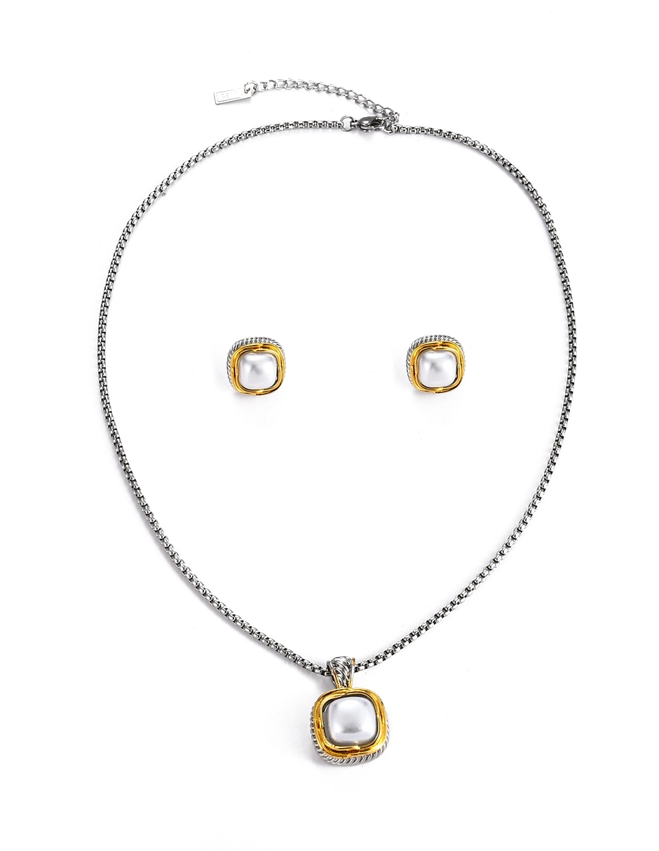 Aretes y collar 5