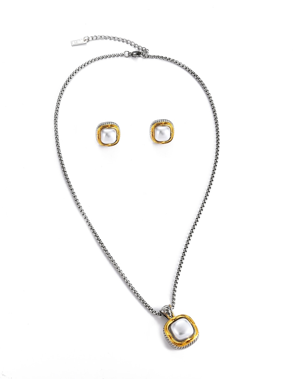 Aretes y collar 6