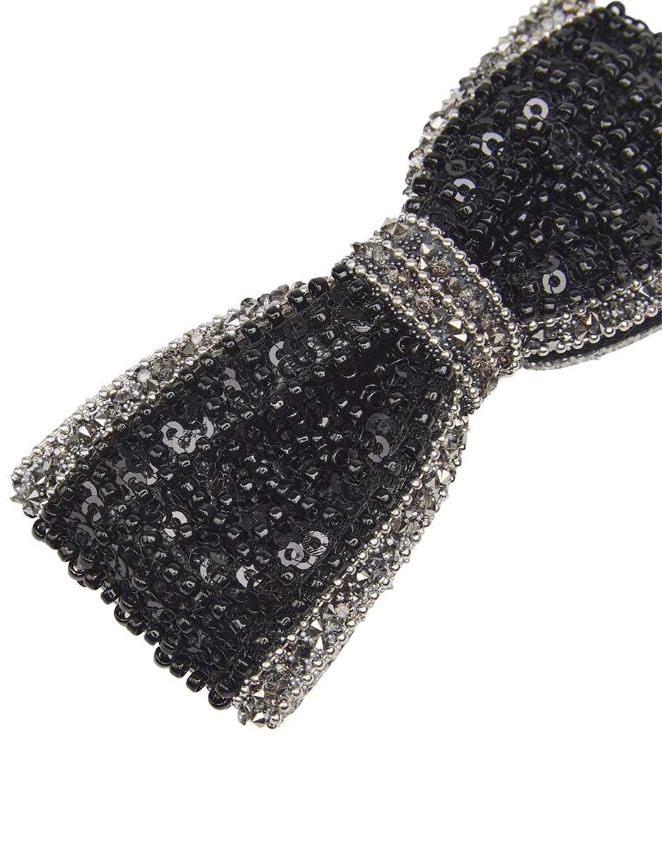 Moño para cabello con chaquira 3
