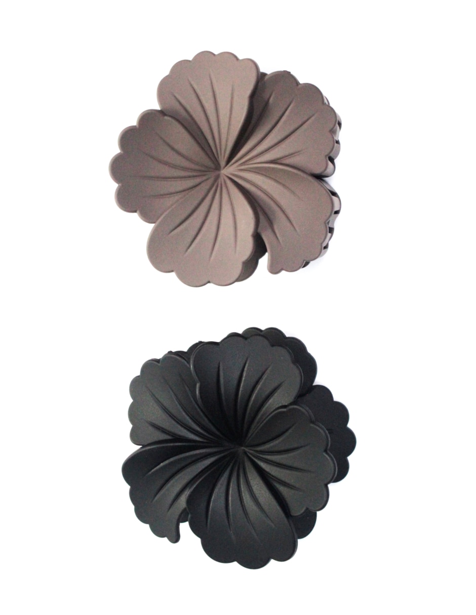 Set de pinzas para el cabello de plástico