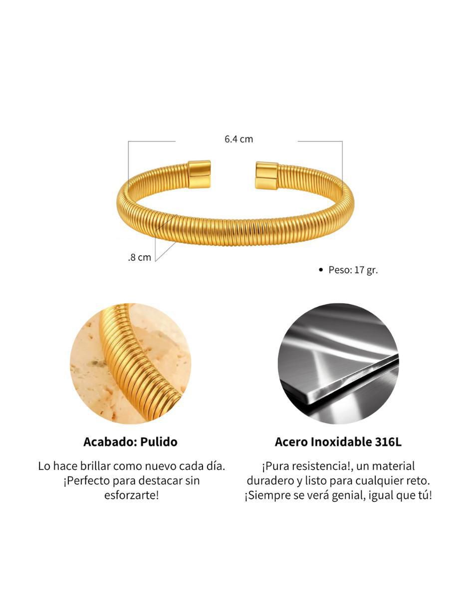 Pulsera Beauty con acabado pulido 4