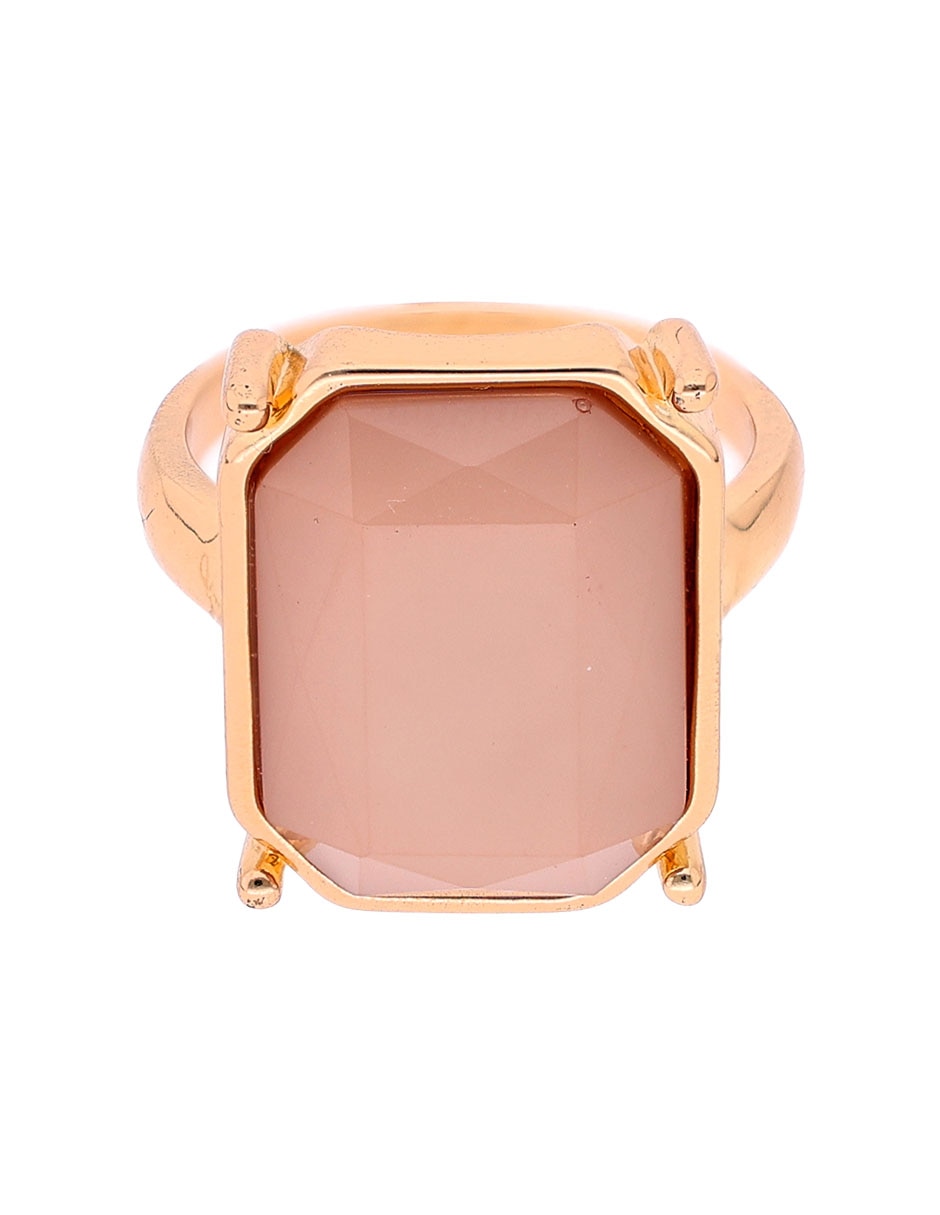 Anillo octagonal pulido