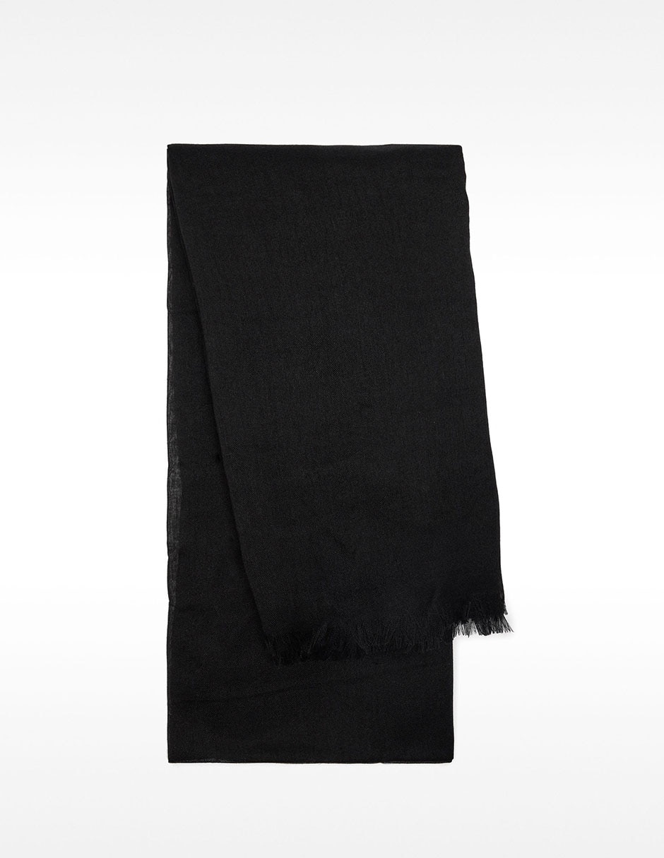 Pashmina con estampado liso para mujer